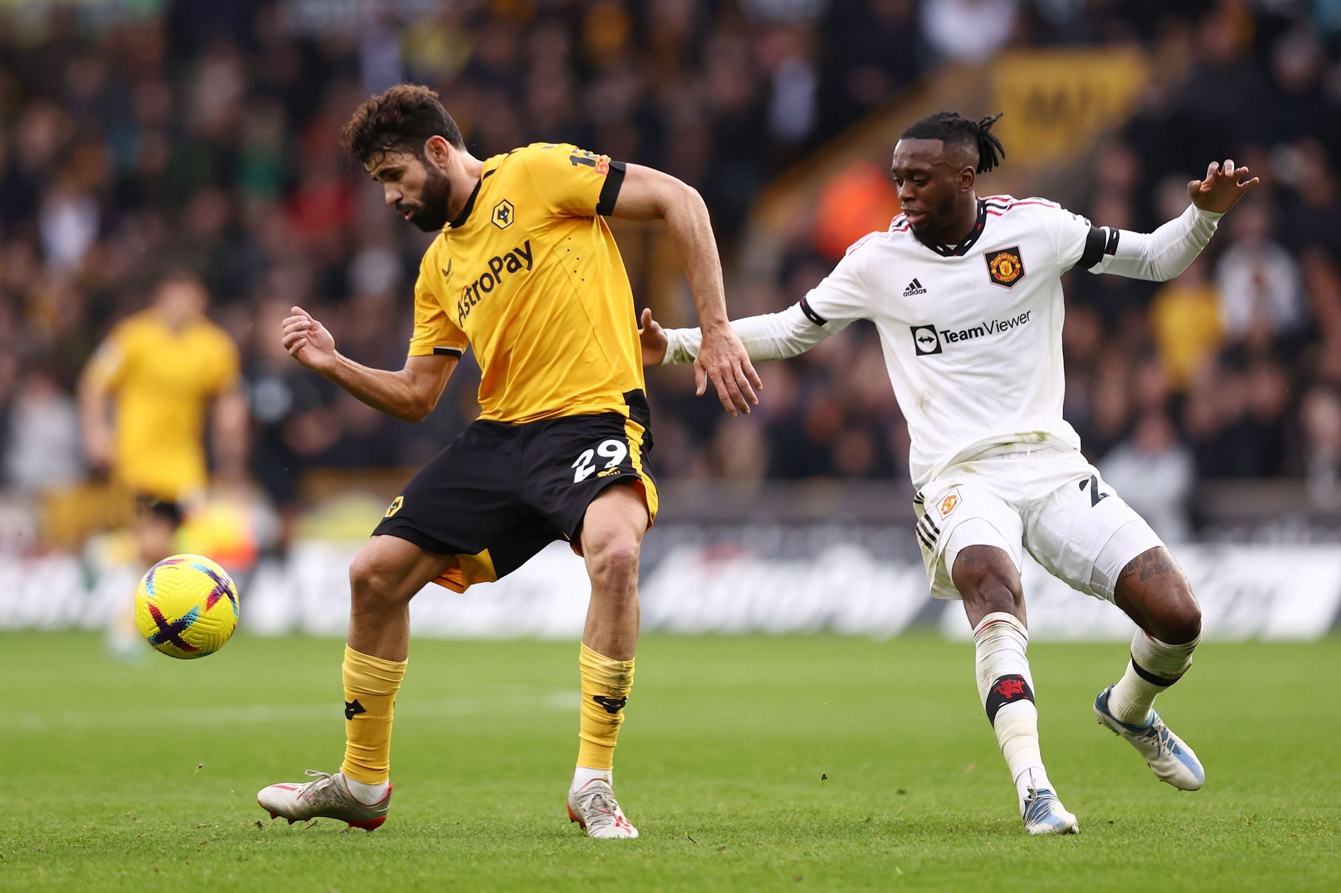 Wan-Bissaka (R) was excellent at right-back for Manchester United